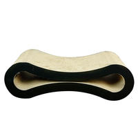 Griffoir pour chat moderne de luxe en carton ondulé, design minimaliste, extra large, résistant à l'usure, non-déchirable
