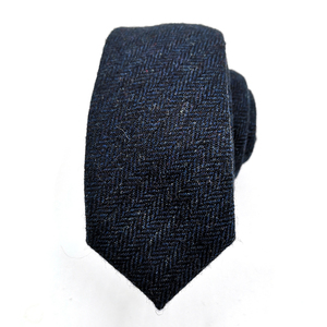 <span class=keywords><strong>Cravate</strong></span> fine en laine <span class=keywords><strong>tweed</strong></span> bleu marine, orange et marron clair pour homme, idéale pour les cadeaux de garçons d'honneur et les occasions professionnelles ou de mariage - Product Image 6