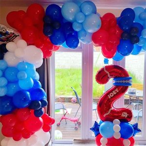 Créez une atmosphère festive pleine d'éclat rouge, blanc et bleu : la guirlande de ballons du 4 juillet garantit une célébration inoubliable - Product Image 6