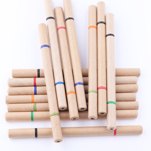 Doble eco amigable papel pluma de papel <span class=keywords><strong>mate</strong></span> pen, pluma de papel reciclado - Product Image 6