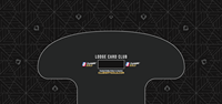Nappe de table de poker en feutre personnalisée de 108 pouces sur mesure