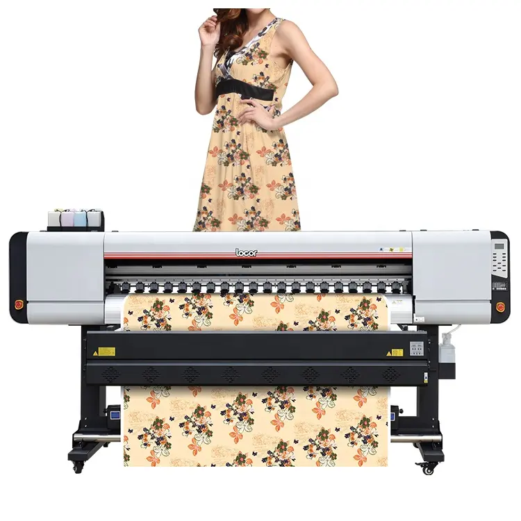 Locor 1,8 м/6 футов 3 шт. 3200 головок цифровой струйный краситель сублимационная Термотрансферная Бумага текстильный принтер для ткани цена печатной машины