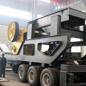 Concasseur portable 100t, équipement de concassage de minerai mobile, type à roues, avec deux ans de garantie - Product Image 6