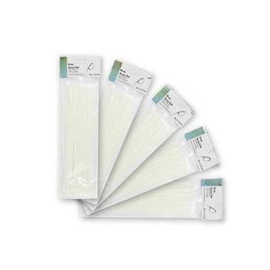 Sac contenant 100 colliers de serrage blancs de 2,5x100 mm, fabriqués en polyamide 66. Ils sont résistants et durables, parfaits pour les projets de... - Product Image 1