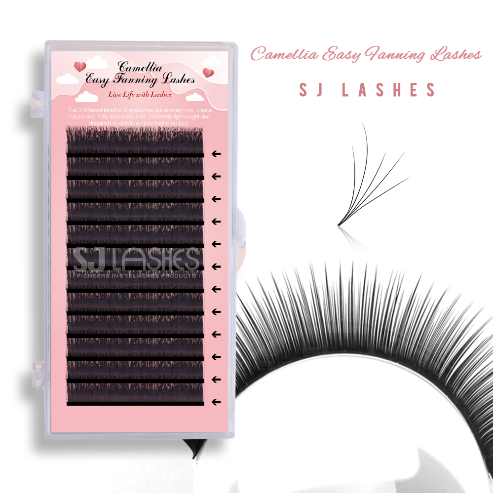 Camellia Easy flanning Lashes (3ความยาวแต่ละแถว)