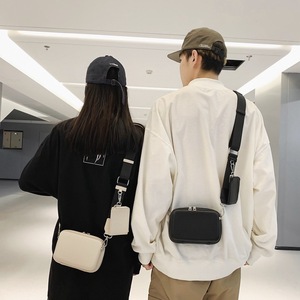 Nouveau Sac Bandoulière Croisé en PU Tendance 2025 pour Hommes et Femmes, Petit Sac Carré Décontracté avec Fermeture Éclair, Suivant la Dernière Mode - Product Image 5