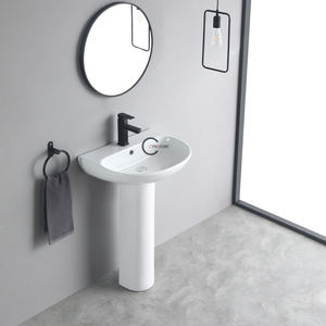 Lavabo Colonne Basique Durable pour Hôtels – Choix Économique - Product Image 5