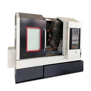 <strong>High</strong> <strong>Precision</strong> <strong>Cnc</strong> Lathe <strong>Machine</strong> Slant Lathe TCK50 Driven Turret - Product Image 2