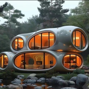 Sunnysky ngoài trời prefab khách sạn & Homestay container không gian Modular nhà viên nang làm bằng thép bền cấu trúc - Product Image 5