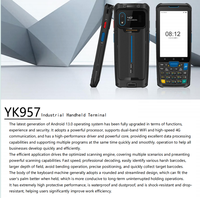 Escáner de Código de Barras PDA JR 957 con Android 13.0, Lector de Códigos QR 1D y 2D, Resistente al Agua IP67, Terminal 4G Wi-Fi Bluetooth para Logística y Almacén