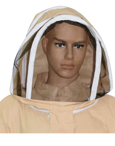 Chinabees Bruin Polyester Katoen Full Body Eendelig Anti Bijenpak Voor Imkers Bijenteeltgereedschap - Product Image 3