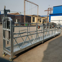 Plateforme de travail suspendue électrique en acier ZLP800, nacelle de levage CE ISO pour la maintenance des façades de bâtiments