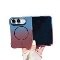 Étui de téléphone pliable à chargement magnétique sans fil Gradient pour iPhone Duo iPhone 18 Fold Ultra, protection antichoc