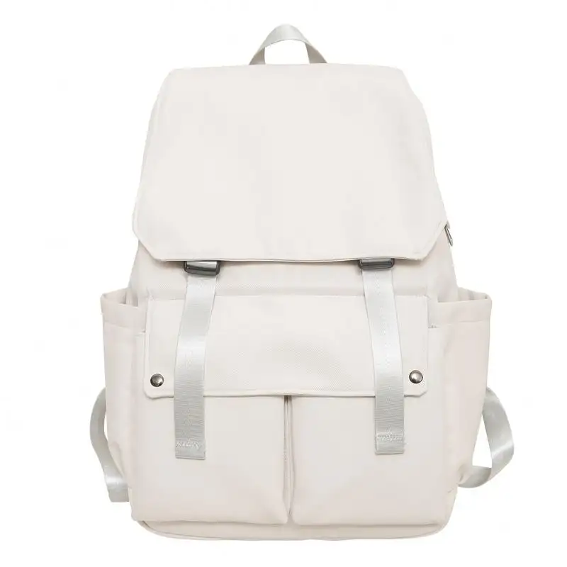 Wholesale Simple Large Capacity Korean Style Student Backpack Fashion Casual Students Computer Bag