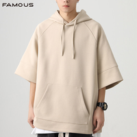 Sweat à capuche d'été pour homme, style streetwear américain, tendance, directement de l'usine, doux, confortable et respirant