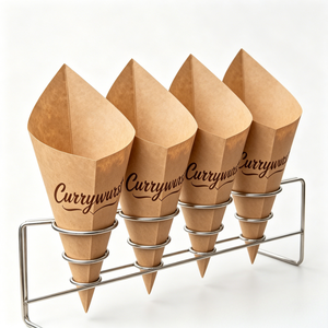 Caja para <span class=keywords><strong>Bratwurst</strong></span> a prueba de grasa, para festivales de comida callejera, salchicha alemana, para llevar, desechable, al por mayor, caja para <span class=keywords><strong>salchichas</strong></span>. - Product Image 6