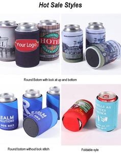 YOUQU Manchon isotherme léger et souple en néoprène pour canette de bière, avec logo personnalisé, pour promotion professionnelle - Product Image 4