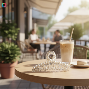 Trending alla moda decorazione per capelli clip a scatto in resina acrilica accessori per ragazze carine 5cm taglia vendita calda all'ingrosso - Product Image 3