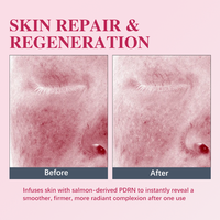 ZS Advanced Formulation Salmon DNA PDRN Patch de gelée de collagène rose pour Glass Glow Skin PDRN Peptides Masque stimulant l'éclat