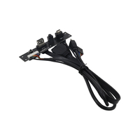 Chasis Cable de Panel frontal USB 3,0 Cable de extensión USB 3,1 Interruptor de alimentación Placa PCB Cable de conexión de placa base