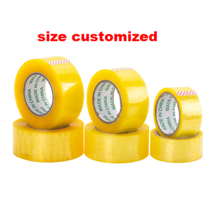 Vente chaude OEM Rouleau géant de <span class=keywords><strong>scotch</strong></span>é naturel Ruban BOPP Emballage personnalisé Auto-adhésif simple face activé par l'eau Antistatique - Product Image 3