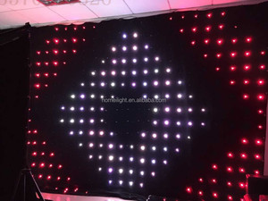 Tenda <span class=keywords><strong>LED</strong></span> a Cambio Colore per Palcoscenico, Controllo DMX per Discoteca, Alta Luminosità, Tenda Video <span class=keywords><strong>LED</strong></span> - Product Image 2