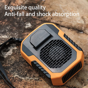 High Quality Portable Powerbank Rechargeable USB <b>Fan</b> Three-Speed Household Use Electric Hanging Waist <b>Fan</b> 6000mAh <b>Battery</b> - Product Image 4