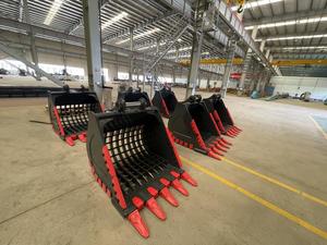 Nhà máy cung cấp máy xúc <span class=keywords><strong>Skeleton</strong></span> xô sàng xô q355b/<span class=keywords><strong>hardox</strong></span> 1-5 CBM cho mèo PC JCB ZX - Product Image 5