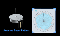 Module de capteur de mouvement et de position intelligent rond à micro-ondes Pdlux PD-V5 fourni par l'usine, interrupteur à micro-ondes