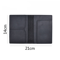Ya180 porte-carte de crédit en cuir personnalisé couverture de passeport portefeuilles de passeport en cuir Crazy Horse
