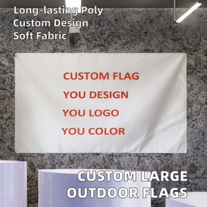 <strong>Custom</strong> 3x5 ft 4x6 ft <strong>Big</strong> Large Outdoor Advertising Pennant <strong>Flags</strong> 100% Polyester Cloth Digital <strong>Printing</strong> Option for Size Logo - Product Image 2