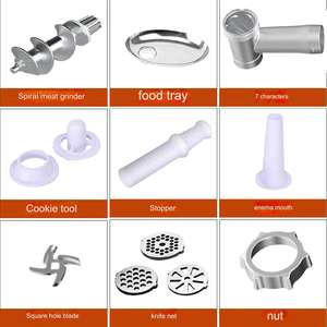 Machine de coupe de <span class=keywords><strong>hachoir</strong></span> à <span class=keywords><strong>viande</strong></span> et de légumes de ménage de coquille en métal - Product Image 3