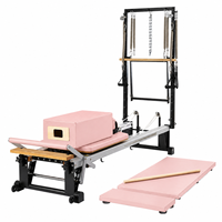 Machine de Pilates Reformer en Aluminium avec Tour pour Usage Commercial, Multifonctionnelle, Garantie 10 Ans - Offre Spéciale