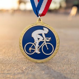 Médaille de récompense sportive personnalisée bon marché Médaille Souvenir de course de vélo d'équilibre de vélo de <span class=keywords><strong>montagne</strong></span> - Product Image 5