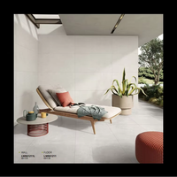 Nouveau produit carreaux de porcelaine antidérapants en céramique émaillée en travertin 1200x600 pour sol de centre commercial de bureau