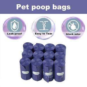 Sacs à déjections canines biodégradables en gros, écologiques, personnalisables avec étiquette privée, plus résistants, en rouleaux parfumés - Product Image 4