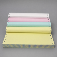 Papier continu autocopiant multi-parties 9,5x5,5 pouces pour l'impression de reçus sur ordinateur