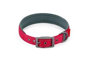 Kerah anjing & tali kekang nilon Solid antilembap, elegan, dapat diatur, gaya fesyen tahan lama untuk anjing kecil sepanjang musim - Product Image 4