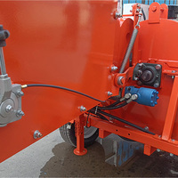 Broyeur de bois diesel Nexagrot 40HP refroidi par eau, diamètre max. 200 mm, alimentation hydraulique automatique, usage intensif