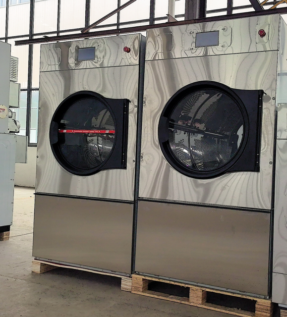 15kg 20kg Gas Heated Tumbler Dryer Stainless Steel Housing Dryer Electric Gas Steam Heating Drying Machine Commercial Use