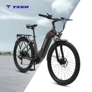 Vélo Électrique de Ville de Haute Qualité avec Cadre en Acier de 27,5 Pouces, Fourche à Suspension Avant, 7 Vitesses, 48V 250W/500W, Modèle R4 27,5'' en Acier E-MTB - Product Image 1