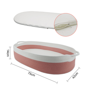 Cesta de Moisés suave para bebé, cambiador de pañales con colchón de espuma, <span class=keywords><strong>regalo</strong></span> para Baby Shower - Product Image 2