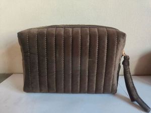 Bolsa de Almacenamiento de Cosméticos Acolchada de Terciopelo y Franela, Neceser de Viaje, Bolsa de Maquillaje para Mujeres y Niñas, Gran Venta - Product Image 5