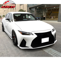 Pour Lexus IS350 IS300 2021-2025 F Sport Spoiler de pare-chocs avant en ABS noir mat de haute qualité Kit carrosserie