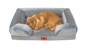 2024 Vente chaude Canapé-lit pour chien en mousse à mémoire de lavande