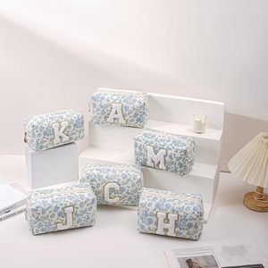 Floral <span class=keywords><strong>M</strong></span> Floral Flowers Coquette <span class=keywords><strong>Travel</strong></span> for Toiletry Zipper Make Pouch Organizer Trendy Alphabet Bag Cosmetic Bag - Product Image 1