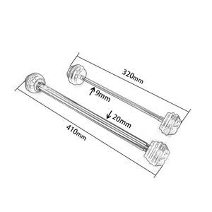XXUN moto roue curseurs avant arrière protecteur essieu fourche Crash pour Kawasaki <span class=keywords><strong>Z800</strong></span> Z 800 2013 2014 2015 - Product Image 6