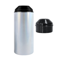 Refroidisseur de vin 750ml, 25oz, sublimation sous vide, en acier inoxydable, pailleté, pour conserver le froid