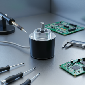 Encodeur incrémental RIKIN RZ50S, haute capacité de charge axiale/radiale, protection IP55, communication USB pour la robotique, l'automatisation CNC - Product Image 3