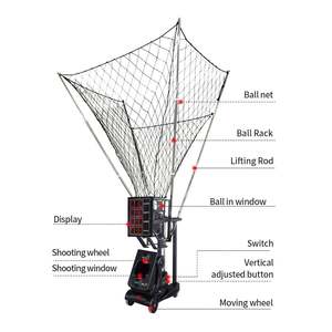 Machine de Retour de Ballons de <span class=keywords><strong>Basket</strong></span>-ball Machine d'Entraînement au <span class=keywords><strong>Basket</strong></span>-ball Machine de Service Automatique de <span class=keywords><strong>Basket</strong></span>-ball pour Club - Product Image 2